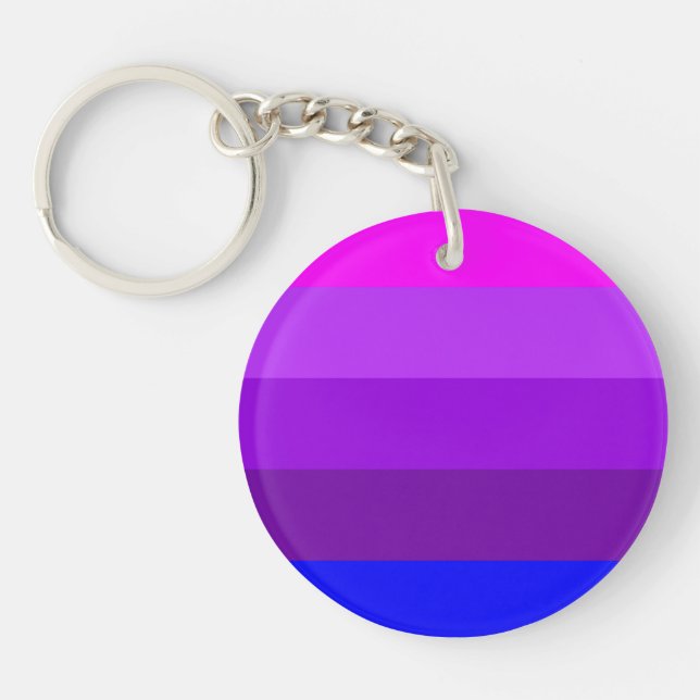Flag für alternative Transgender-Priese Schlüsselanhänger (Vorderseite)
