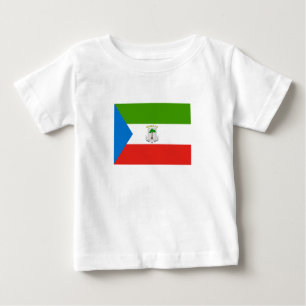 Flag für äquatoriale Guinea Baby T-shirt