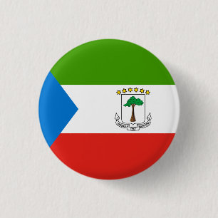 Flag für äquatoriale Guinea Button