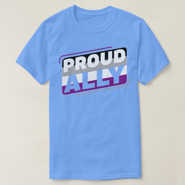 Flag für asexuelle, alleinstehende LGBT-Ace T-Shirt (Design vorne)