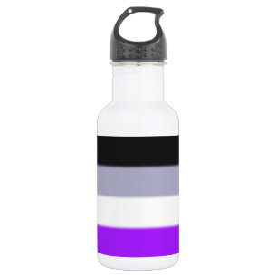 Flag für asexuelle Priese Edelstahlflasche