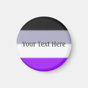 Flag für asexuelle Priese Magnet