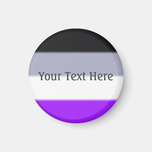 Flag für asexuelle Priese Magnet (Vorne)