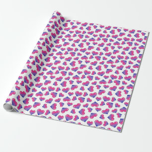 Flag für Bisexual-Stolz-Wartepapier Geschenkpapier
