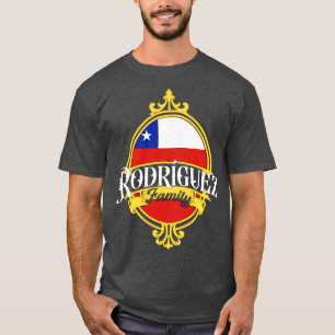 Flag für Chile der Familie Rodriguez T-Shirt