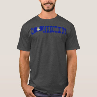 Flag für Connecticut-Staat und Connecticut-Flag fü T-Shirt