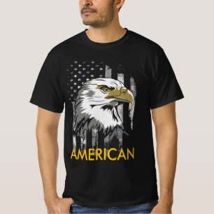 Flag für das Logo von American Patriots Eagle T-Shirt