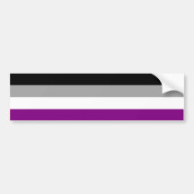 Flag für den asexuellen Stolz