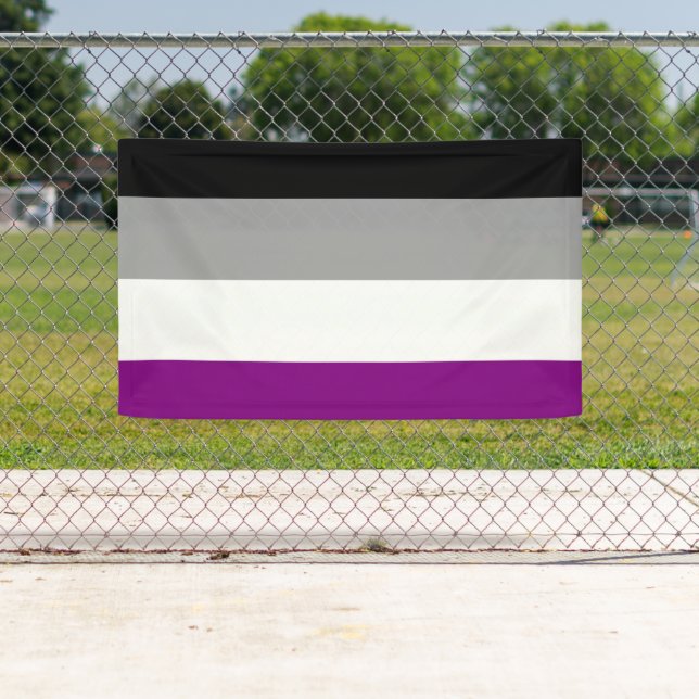 Flag für den asexuellen Stolz Banner (Insitu)