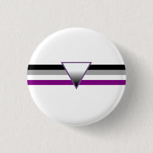 Flag für den asexuellen Stolz Button
