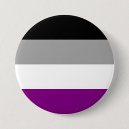 Flag für den asexuellen Stolz Button