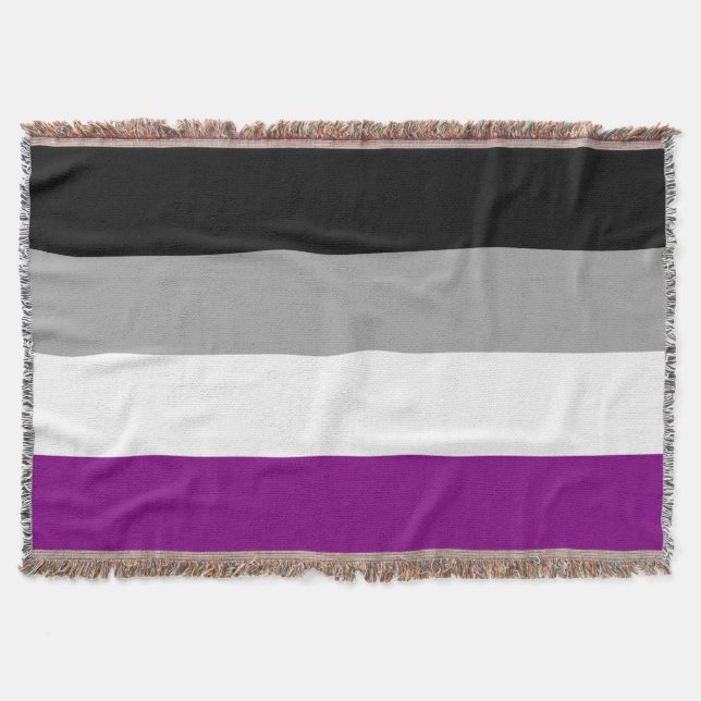 Flag für den asexuellen Stolz Decke (Vorderseite)