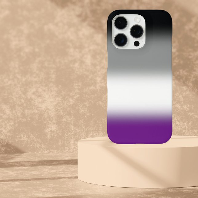 Flag für den asexuellen Stolz - farbenfrohe ACE-Ma Case-Mate iPhone Hülle (Von Creator hochgeladen)