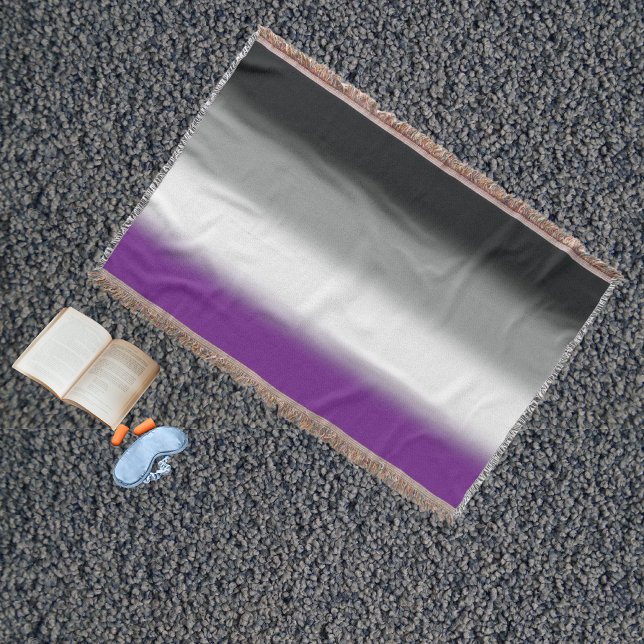 Flag für den asexuellen Stolz - farbenfrohe ACE-Ma Decke (Von Creator hochgeladen)