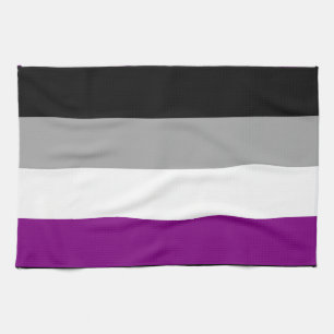 Flag für den asexuellen Stolz Geschirrtuch