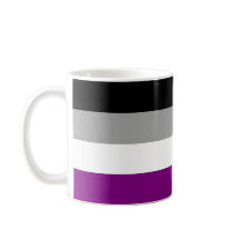 Flag für den asexuellen Stolz