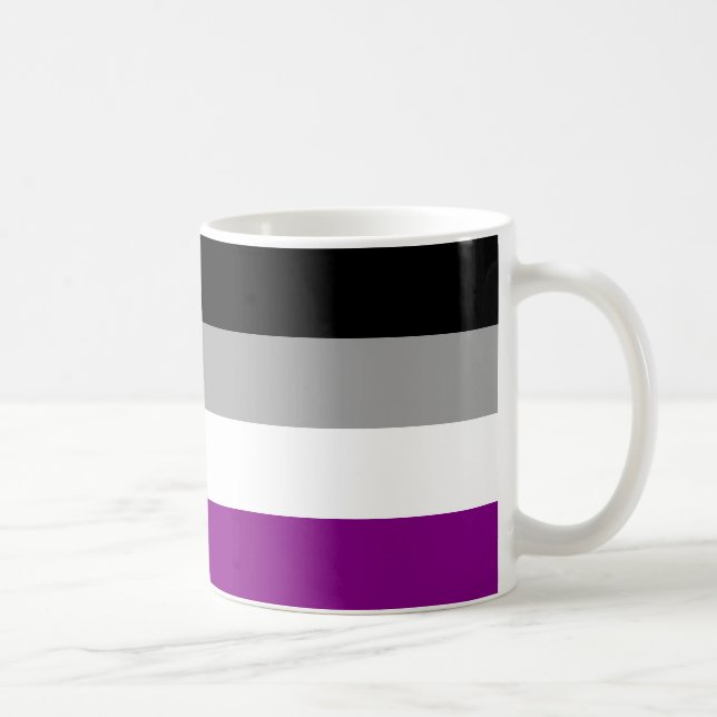 Flag für den asexuellen Stolz Kaffeetasse (Rechts)