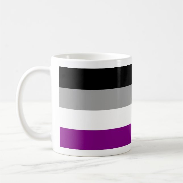 Flag für den asexuellen Stolz Kaffeetasse (Links)