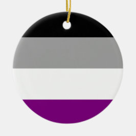 Flag für den asexuellen Stolz Keramik Ornament