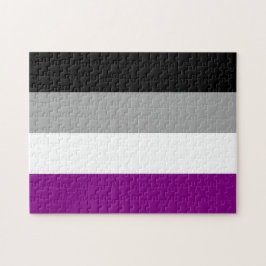 Flag für den asexuellen Stolz Puzzle