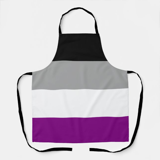 Flag für den asexuellen Stolz Schürze (Vorderseite)