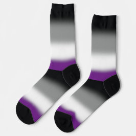 Flag für den asexuellen Stolz Socken