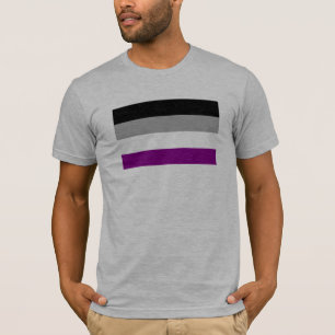 Flag für den asexuellen Stolz T-Shirt