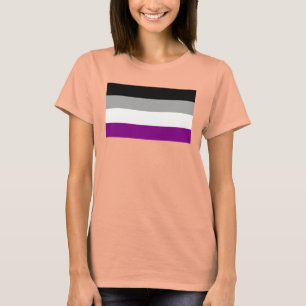 Flag für den asexuellen Stolz T-Shirt