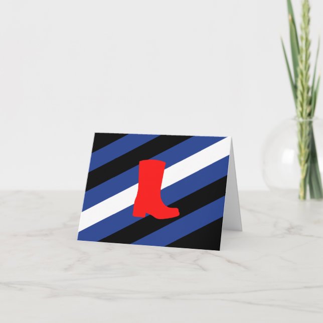 Flag für den Boot-Pride Karte (Vorderseite)