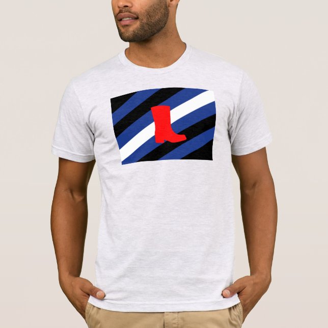 Flag für den Boot-Pride T-Shirt (Vorderseite)