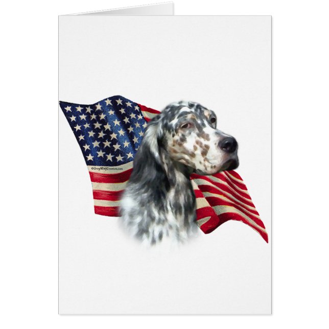 Flag für den englischen Setter (Vorne)