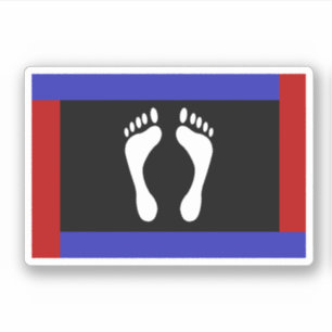 Flag für den Fußboden (Footprint) Aufkleber