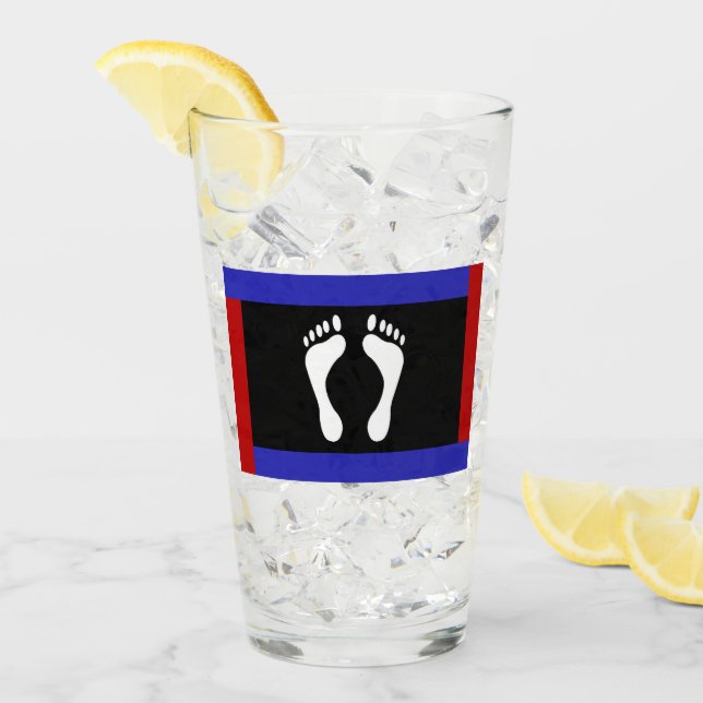 Flag für den Fußboden (Footprint) Glas (Vorderseite Ice)