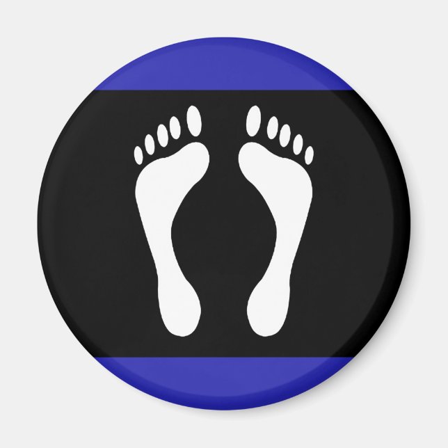 Flag für den Fußboden (Footprint) Magnet (Vorne)