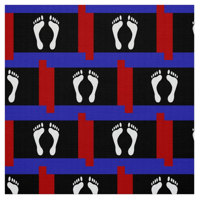 Flag für den Fußboden (Footprint) Stoff (Muster)