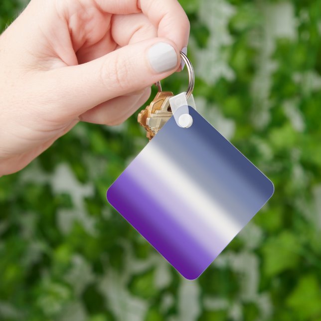 Flag für den "Gradient Butch Lesbian Pride" - "But Schlüsselanhänger (Hand)