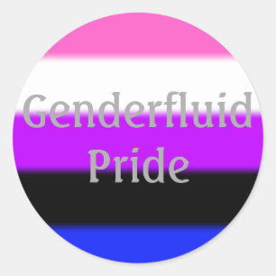 Flag für den Strichcode von Fallen (Text) Runder Aufkleber