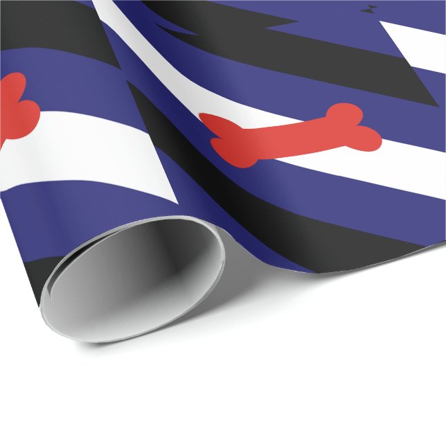 Flag für den Welpenspielstand Geschenkpapier (Rolleneckpunkt)