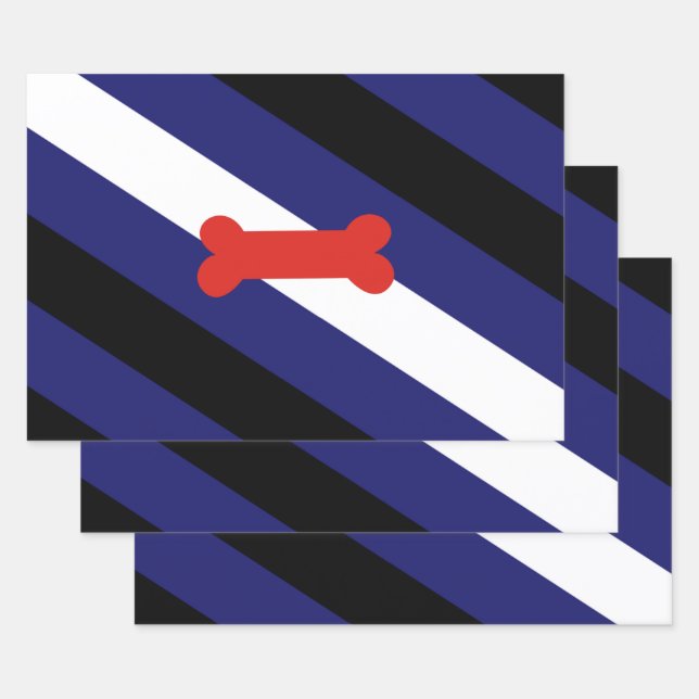 Flag für den Welpenspielstand Geschenkpapier Set (Set)