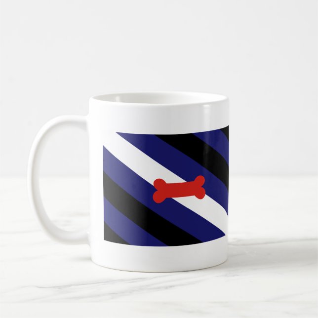 Flag für den Welpenspielstand Kaffeetasse (Links)