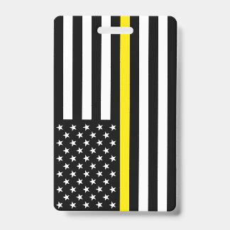Flag für dünne gelbe Linie Ausweis
