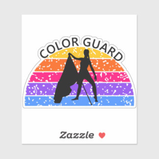 Flag für eine gestörte Farbsicherung - hell Aufkleber