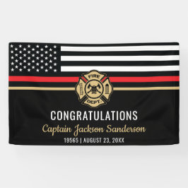 Flag für Feuerwehrruhestandsabteilung Banner