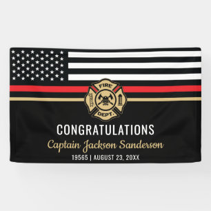 Flag für Feuerwehrruhestandsabteilung Banner