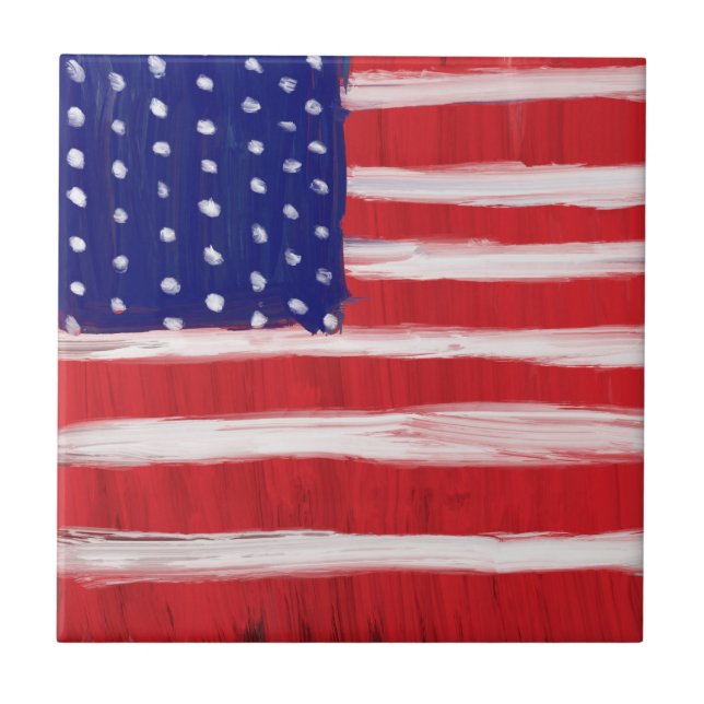 Flag für Folk Art Fliese (Vorderseite)