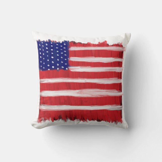 Flag für Folk Art Kissen (Vorderseite)