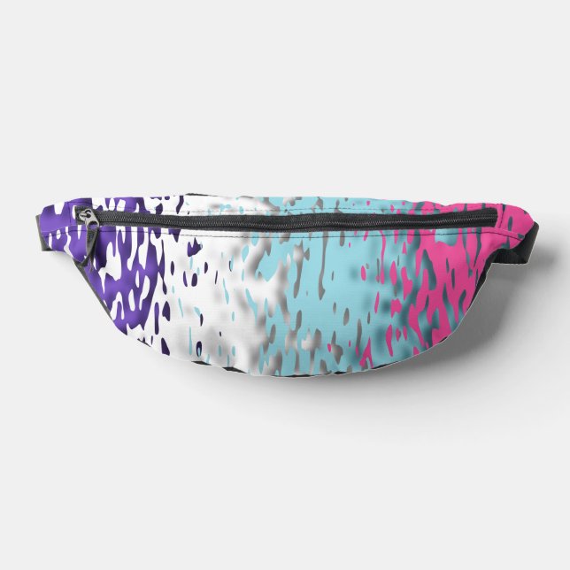 Flag für Funky Trippy Ripply Groovy Multisexual Pr Bauchtasche (Ablage )