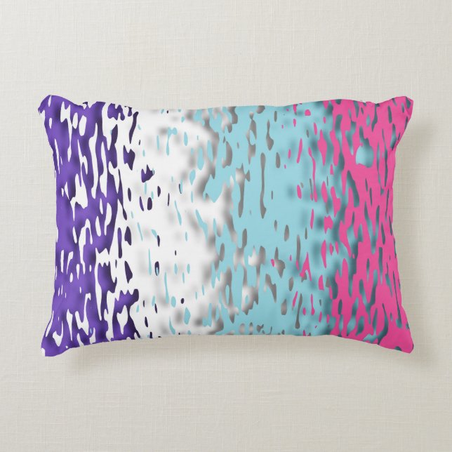 Flag für Funky Trippy Ripply Groovy Multisexual Pr Dekokissen (Vorderseite)