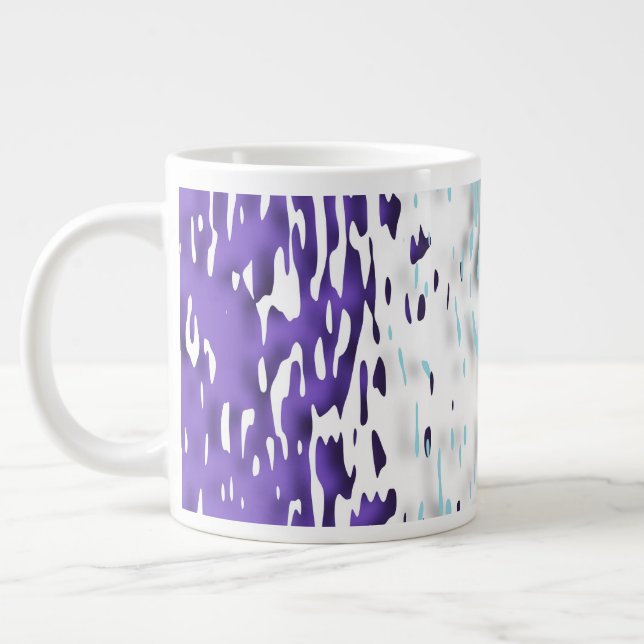 Flag für Funky Trippy Ripply Groovy Multisexual Pr Jumbo-Tasse (Links)
