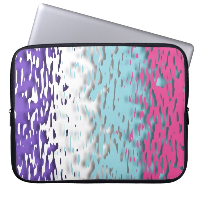 Flag für Funky Trippy Ripply Groovy Multisexual Pr Laptopschutzhülle (Vorderseite)